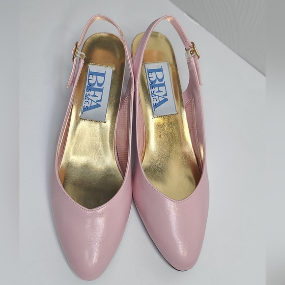 Vintage slingback light pink heels - Picture 2 of 3